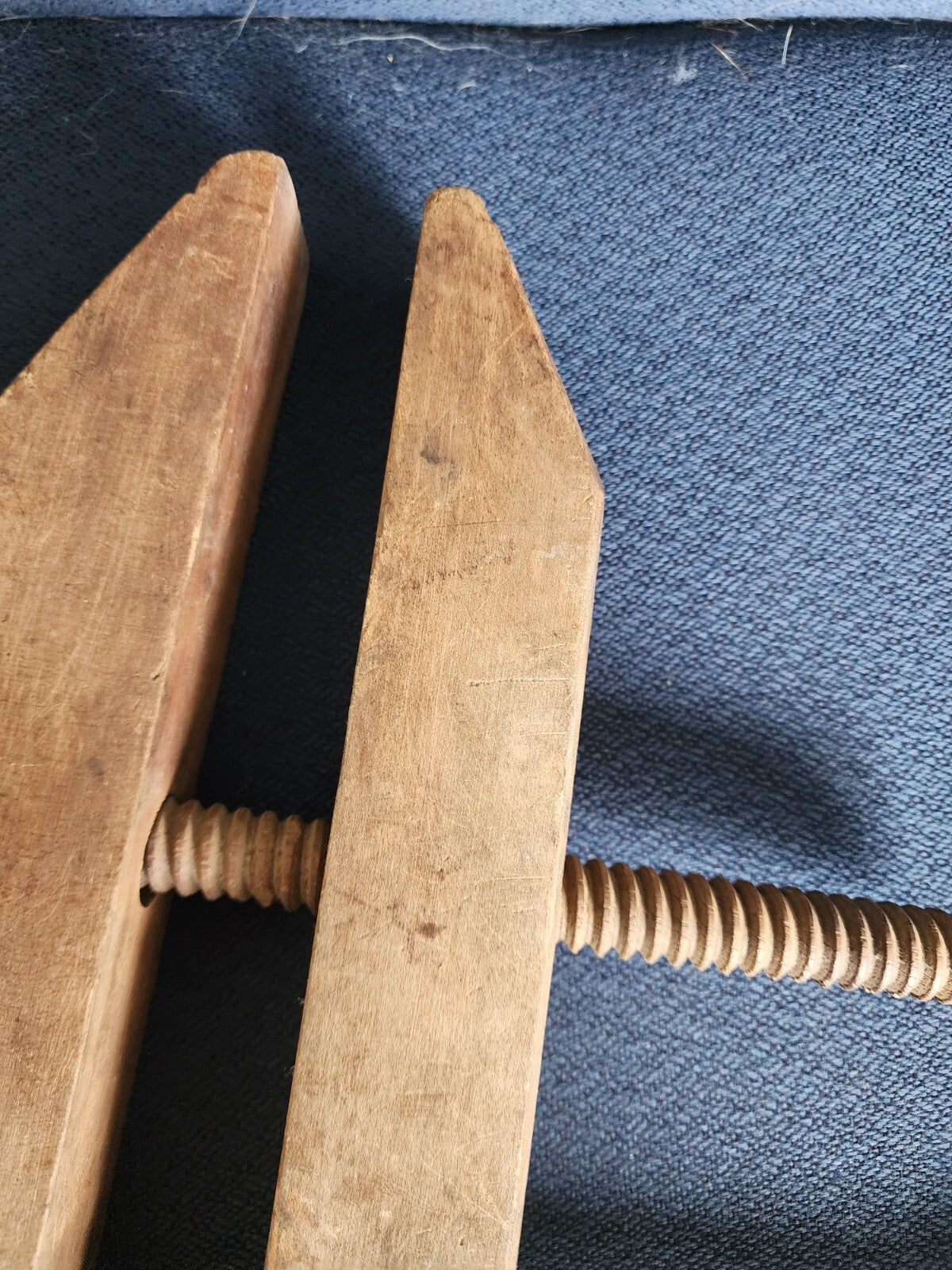 Antique Wooden Screw Clamp