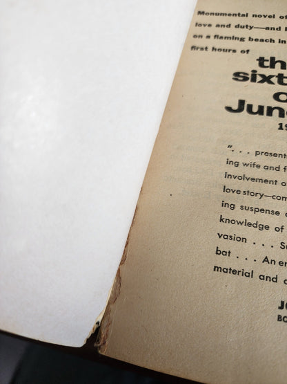 The Sixth of June - A Paperback Book by Lionel Shapiro
