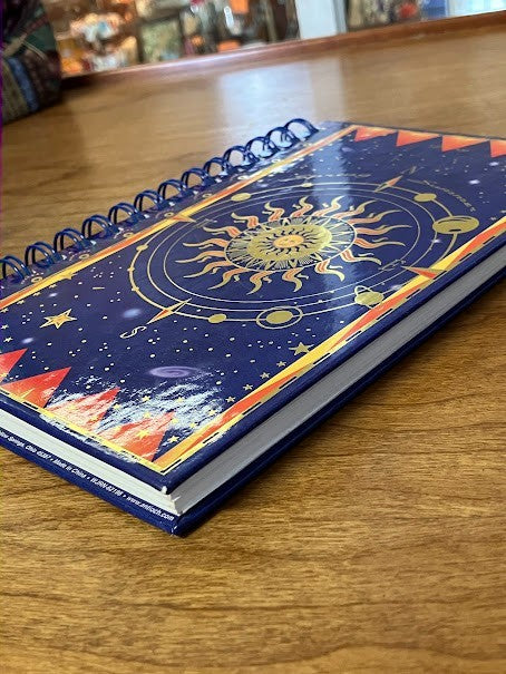 Spiral Notebook - Celestial Sun and Moon