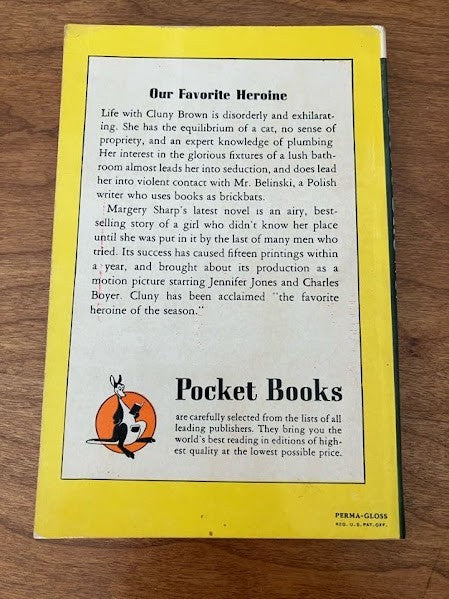 Vtg Pocket Book - CLUNY BROWN by Margery Sharp