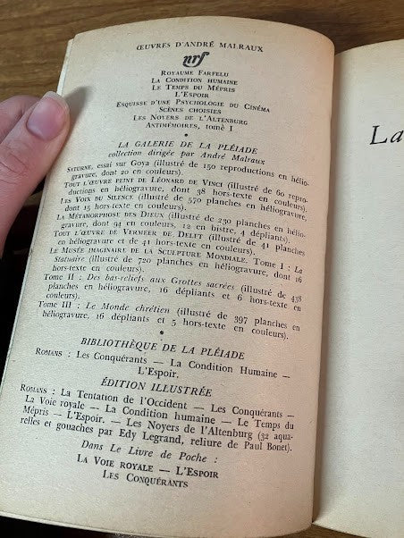 La Condition Humaine - Andre Malraux