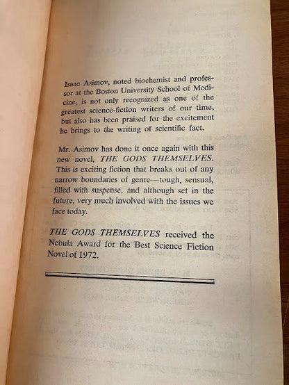 The Gods Themselves by Isaac Asimov