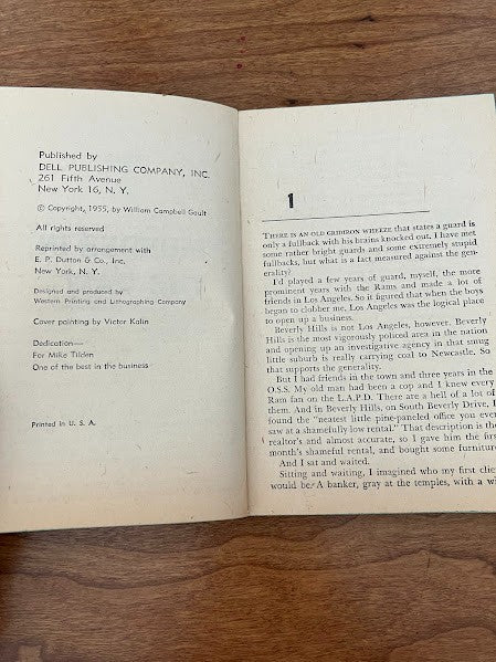 Dell Books - MURDER IN THE RAW by Bill Gault