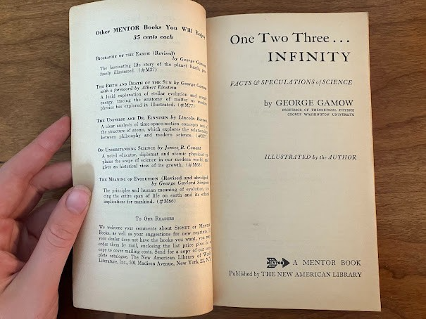 One Two Three. Infinity by George Gamow