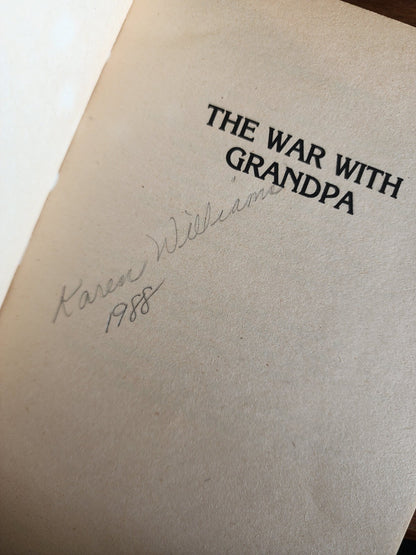 Paperback Book The War With Grandpa Robert Kimmel Smith