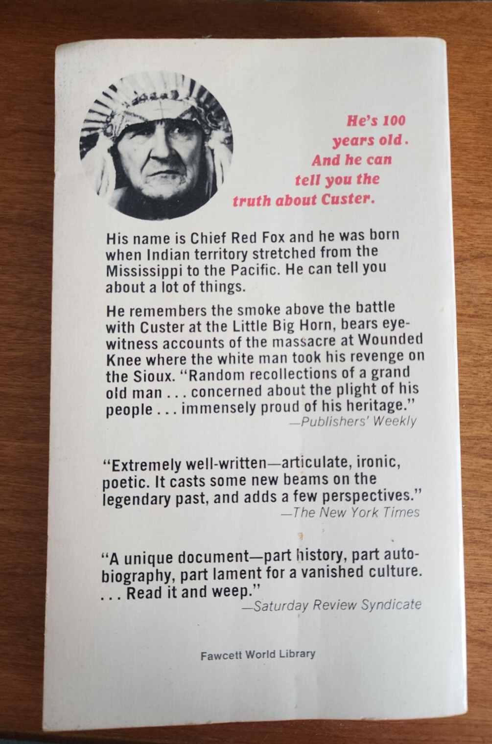 The memoirs of Chief Red Fox: With Photographs
