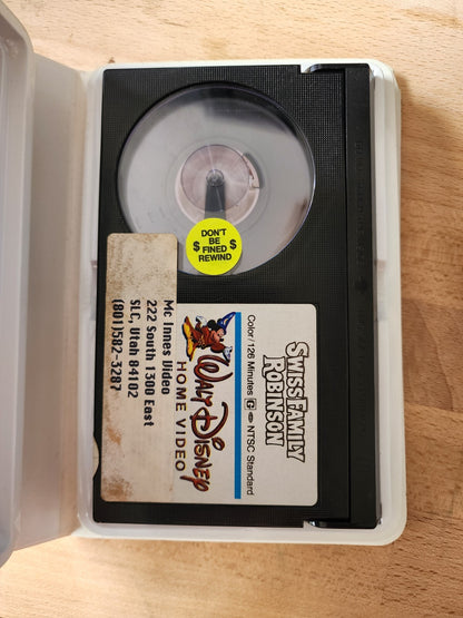 Swiss Family Robinson (BETA, 1983, White Disney Clamshell)