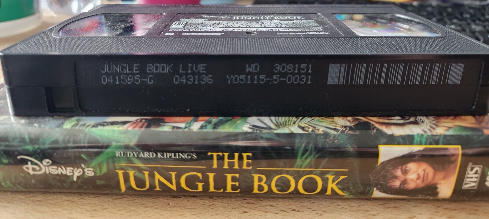 DISNEY'S RUDYARD KIPLING'S The Jungle Book (VHS, 1995)