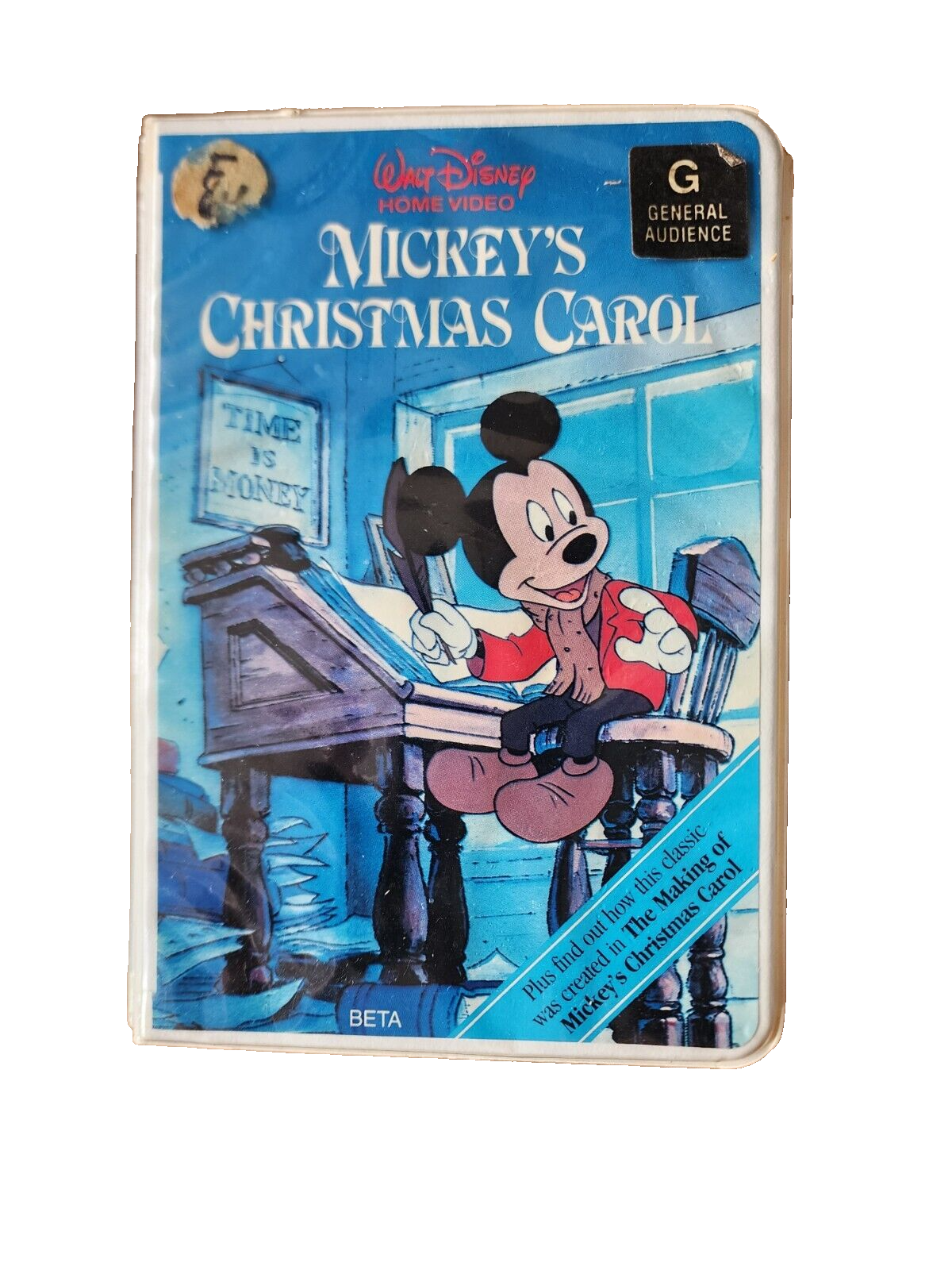 Mickey’s Christmas Carol (Betamax, 1983, Walt Disney Home Video) BETA
