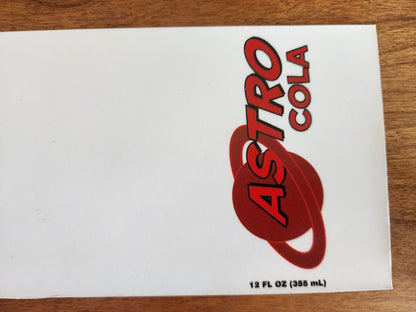 12 Fl Oz Astro Cola Sticker Prop