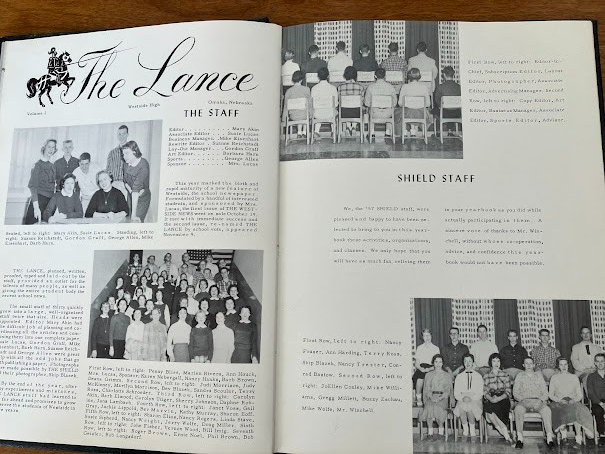 Westside High School 1957 Omaha Nebraska Yearbook - Shield