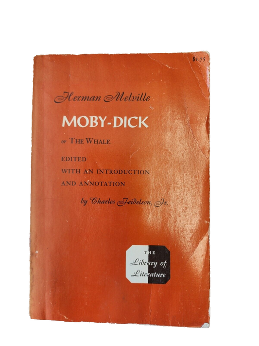 Herman Melville Moby Dick or the whale the library of literature 1964