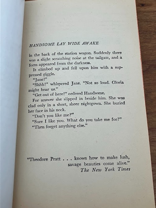 Theodore Pratt Books - Lot of 2 - "Handsome's Seven Women" & "Seminole"