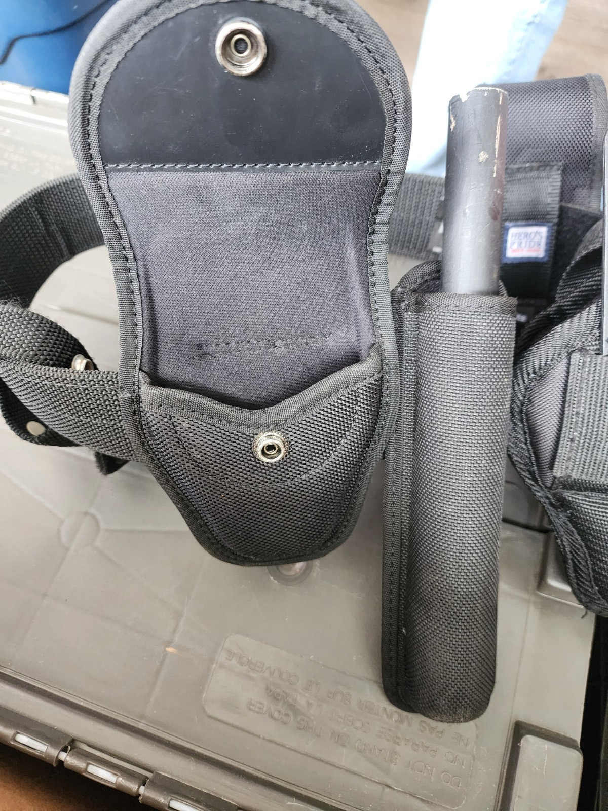 Different Brands of Police Belt and Accesories