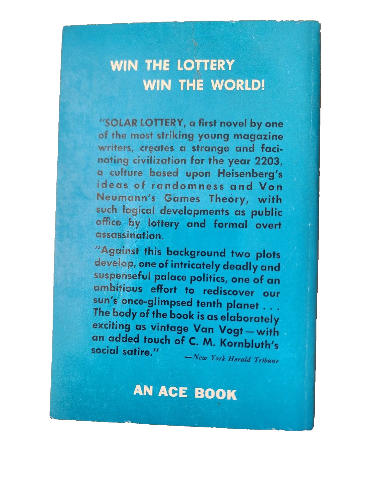 Vtg Solar Lottery by Philip K. Dick 1959 Paperback Sci Fi