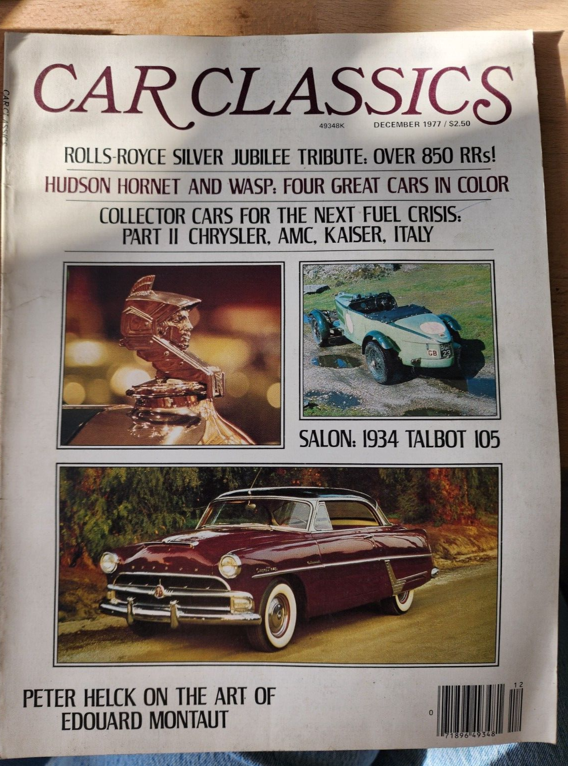 Lot of 3 Car Classics April, June, December 1977 Magazines