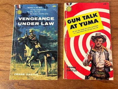 Gold Medal Westerns by Frank Castle - lot of 2