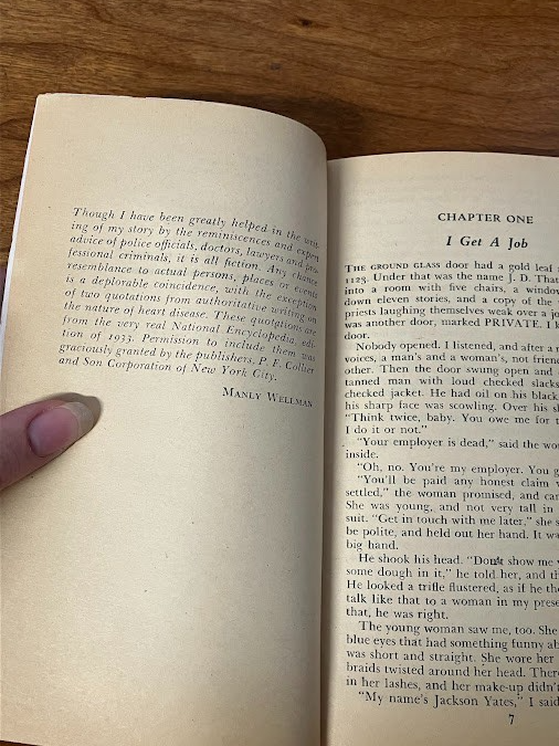 Vintage Paperbacks - Manly Wellman: FIND MY KILLER