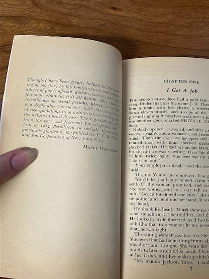 Vintage Paperbacks - Manly Wellman: FIND MY KILLER