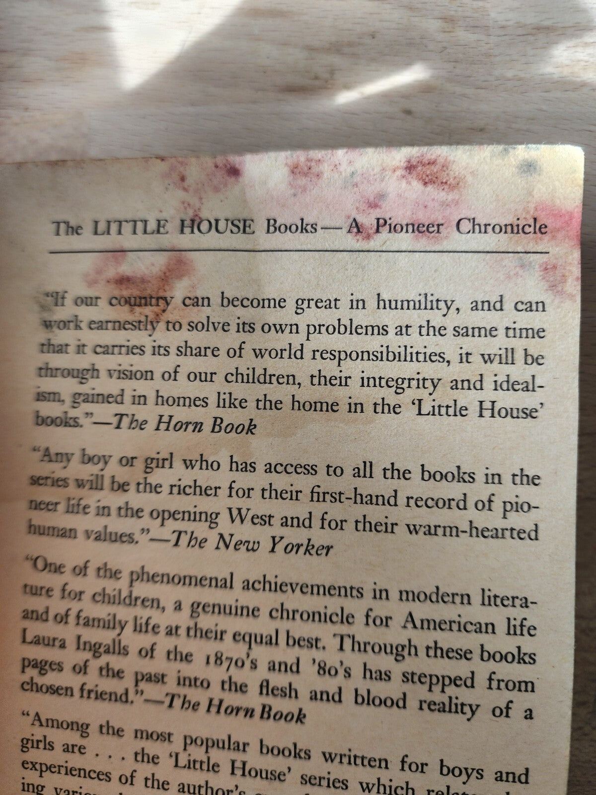Little House In The Big Woods Laura Ingalls Wilder Paperback 1971
