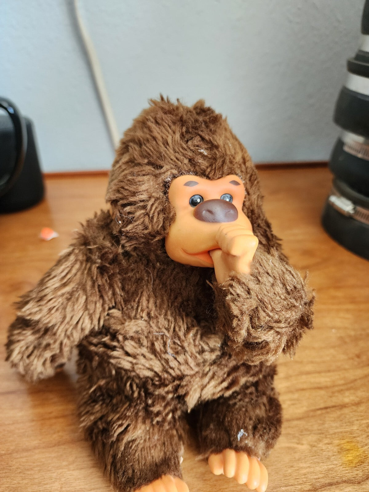 Vintage 1980’s Thumb Sucking Gorilla Plush I