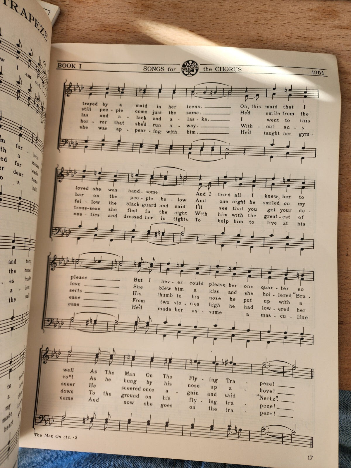 1951 Barbershop SPEBSQSA Songs For The Choruses