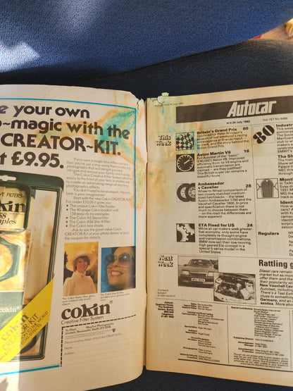 Vintage Autocar magazine 24 July 1982