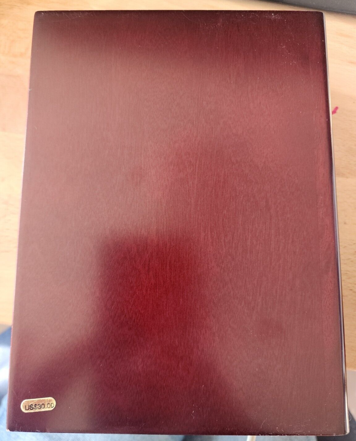 Home Decor Vtg Library Box Wood Book Album 8x6 inch