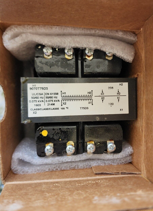 SQUARE D 9070-T75D3 Industrial Control Transformer