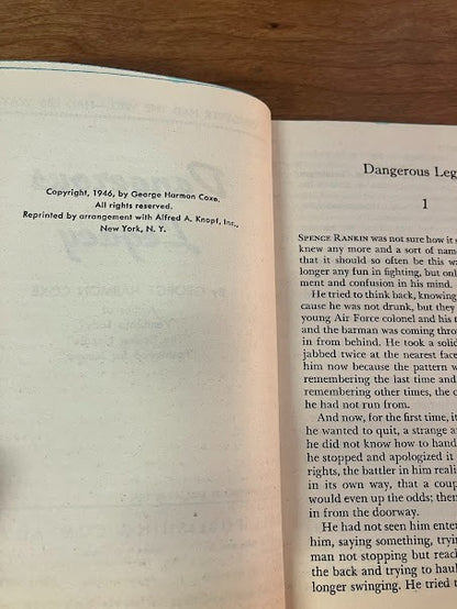 Vtg Paperback - Dangerous Legacy by George Harmon Coxe