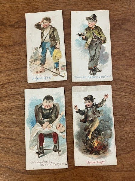 Duke's Cigarette Cards: Terrors of America and their Doings - Lot of 4