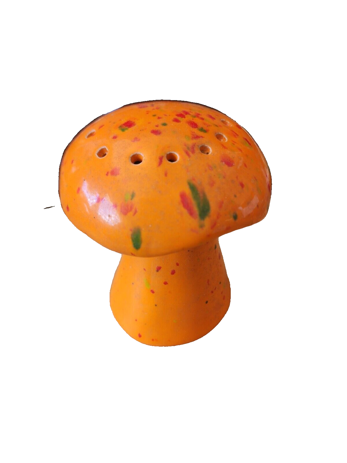 Vintage Hand made Large Mushroom Orange Mushroom