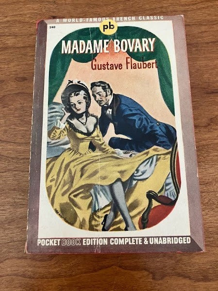 Vtg Pocket Book - Madame Bovary by Gustave Flaubert