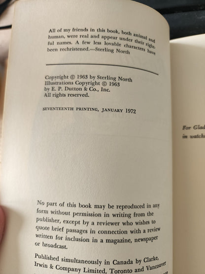 Rascal A Memoir of a Better Era by Sterling North (1966, Hardcover, E.P. Dutton)