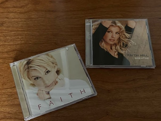 CDs (lot of 2) - Faith Hill: "Faith" & "Breathe"
