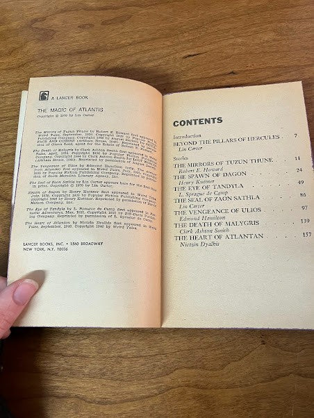 The Magic of Atlantis Ed by Lin Carter