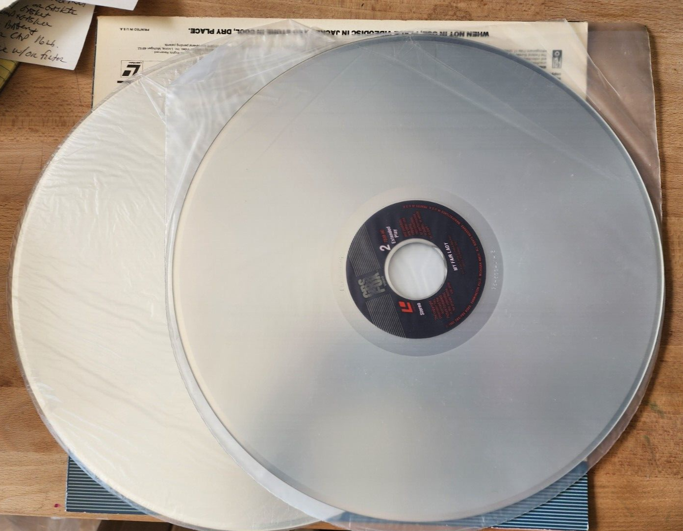My Fair Lady Audrey Hepburn laser disc wide screen extended videodisc