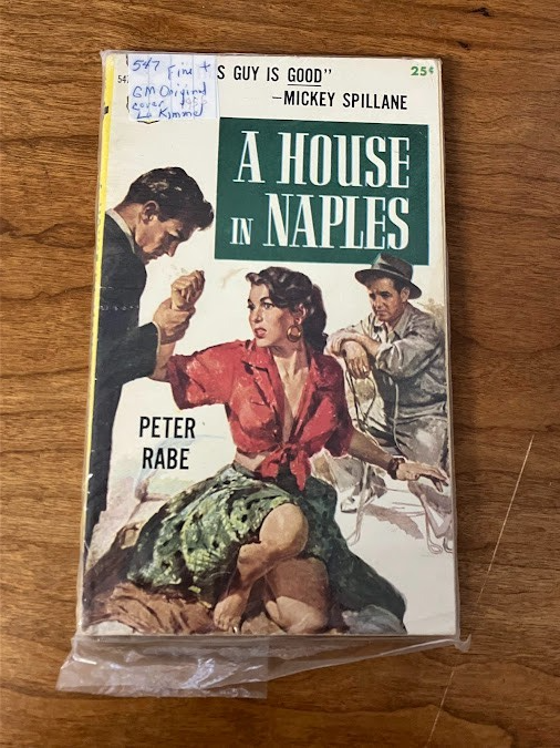 Vintage Paperback - Peter Rabe: A HOUSE IN NAPLES
