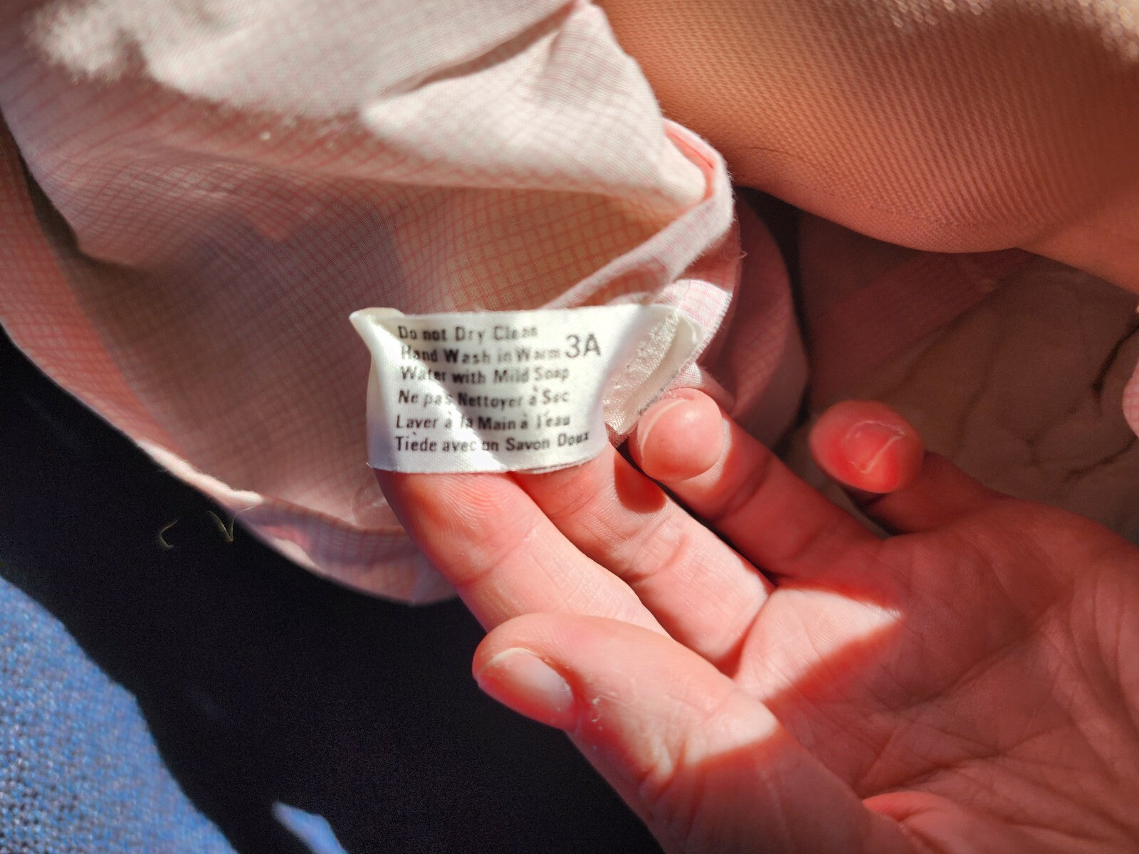 Vtg Cabbage Patch Kids Girl Brown Hair Eyes Factory 1985 Pink Dress & Pants