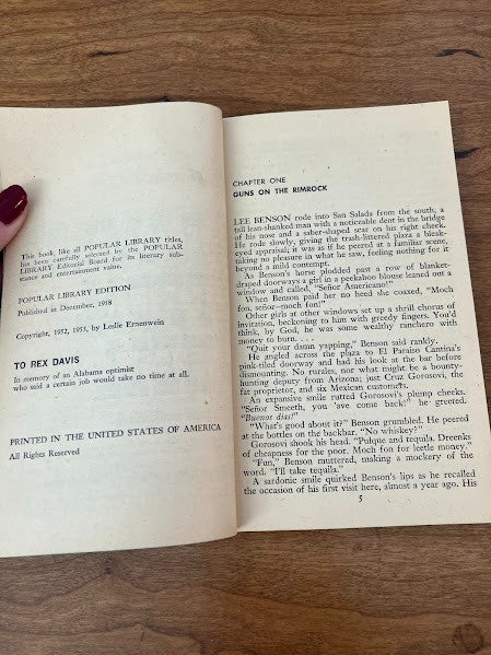 Popular Library - Ramrod From Hell by Leslie Ernewein