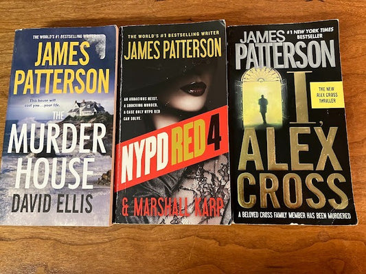 James Patterson Novel Mixed Bundle - lot of 3
