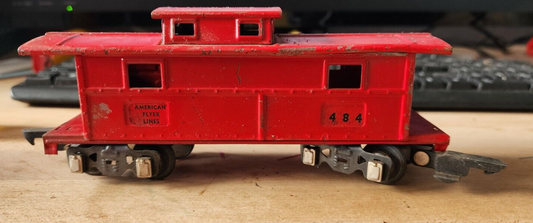 Vtg American Flyer Pre-war O Gauge #484 Caboose