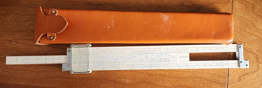 VTG K&E Model 4081-3S Log Duplex Slide Rule with Leather Case