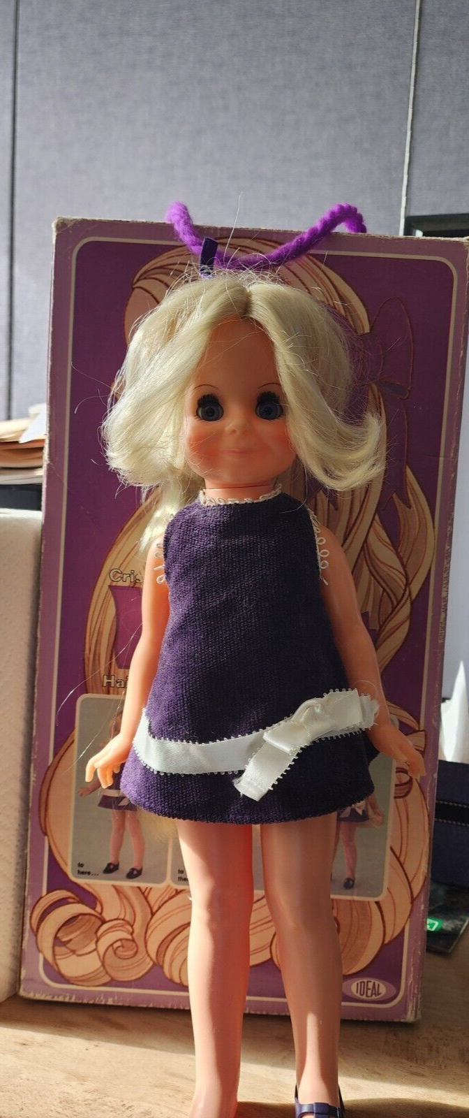 1970 Crissy's Cousin Velvet Doll by Ideal w/box
