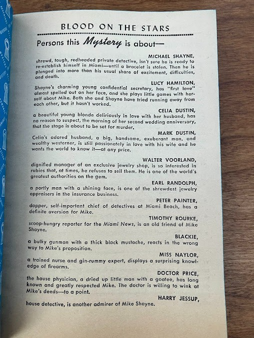 Vtg Paperbacks by Brett Halliday - lot of 2