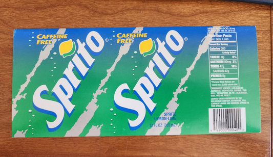 12 Fl Oz Sprito Sticker Prop