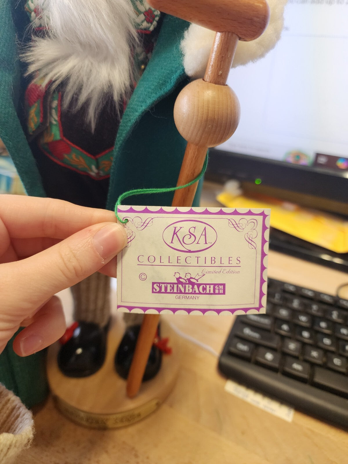 STEINBACH NUTCRACKER BAVARIAN SANTA S1827 SIGNED