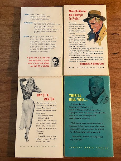Vintage Paperbacks - Robert S. Prather - lot of 4