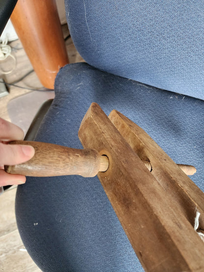 Antique Wooden Screw Clamp