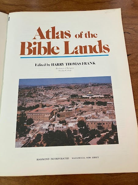 Hammond's Atlas of the Bible Lands